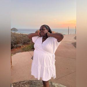 Asos Dress, size 24, mini wrap dress